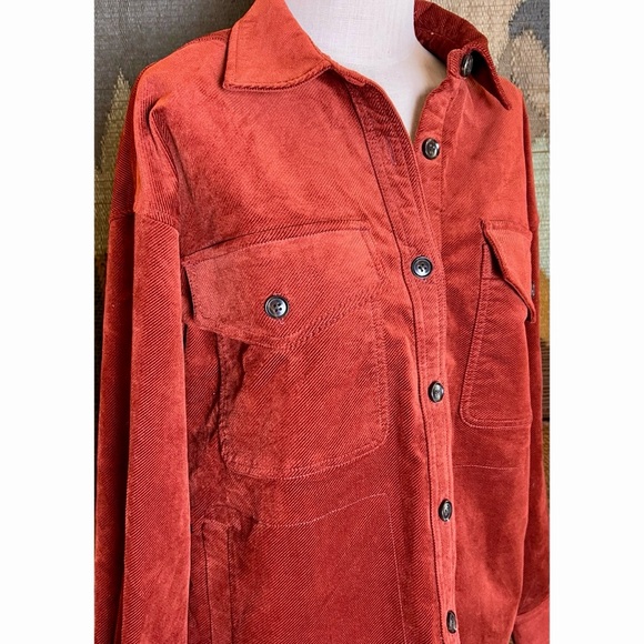 Madewell Oversized Buttondown Corduroy Jacket L - Picture 6 of 15